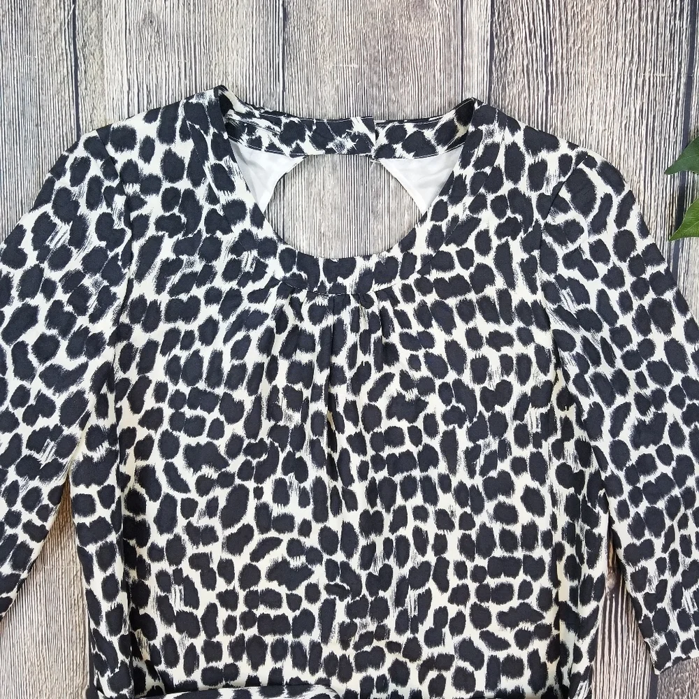 Kate Spade New York Dorothy Leopard Print Silk Dress
